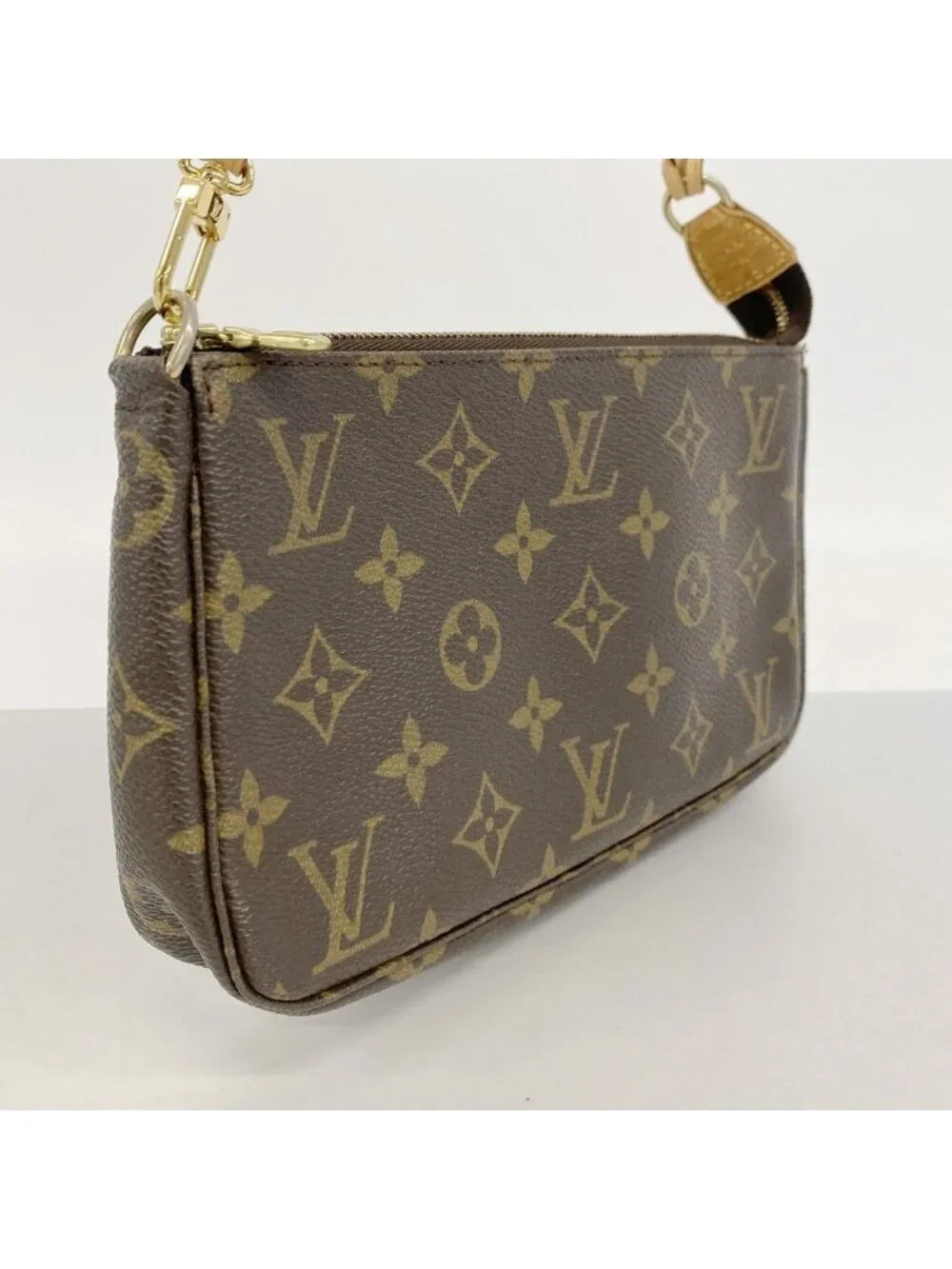 Louis Vuitton Pouch Monogram Pochette Soirle Brown